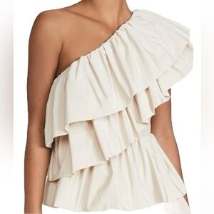 Endless Rose One Shoulder Ruffle layered Top Size XS